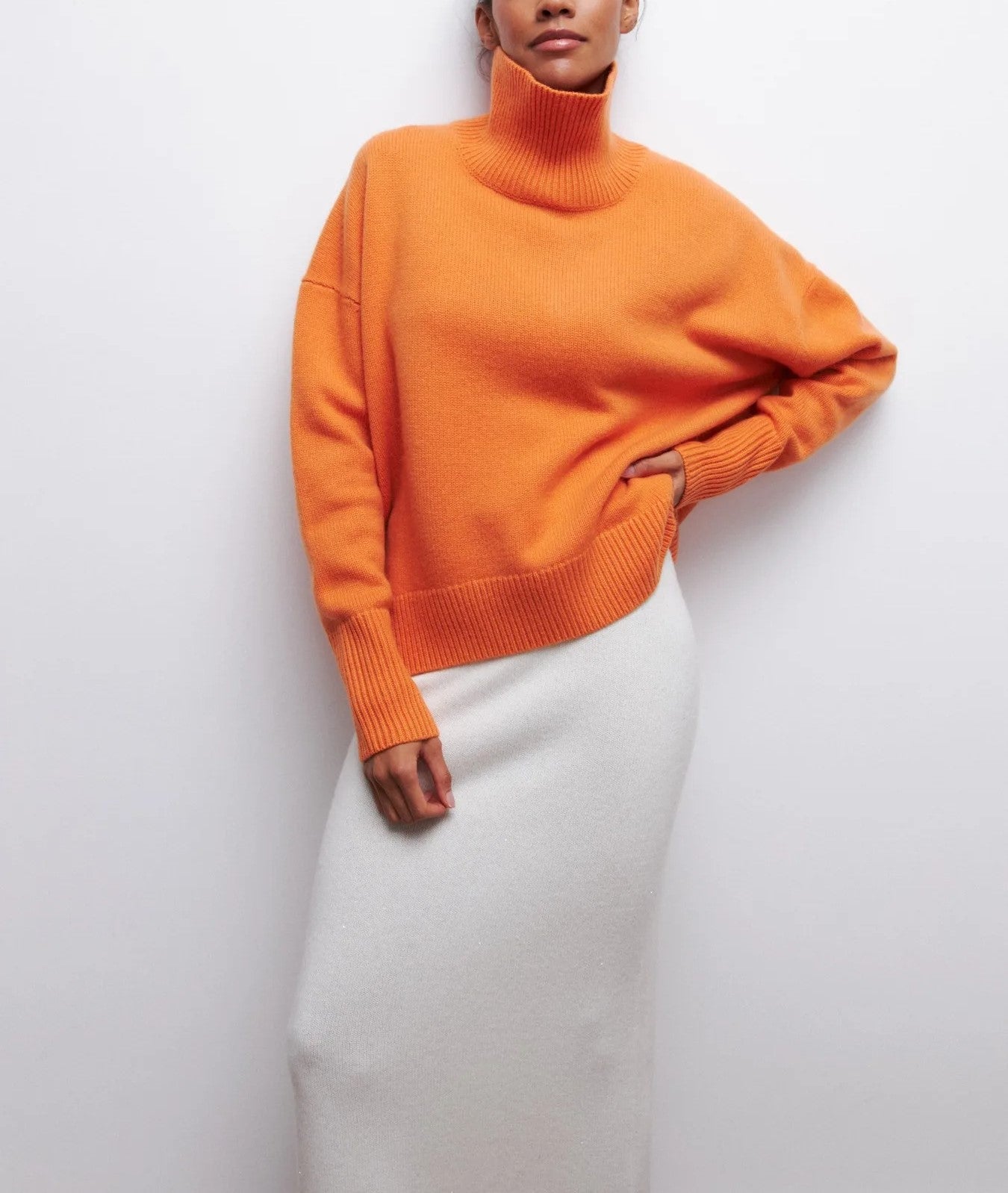 Birthe™ | Strikket Rullekrave!