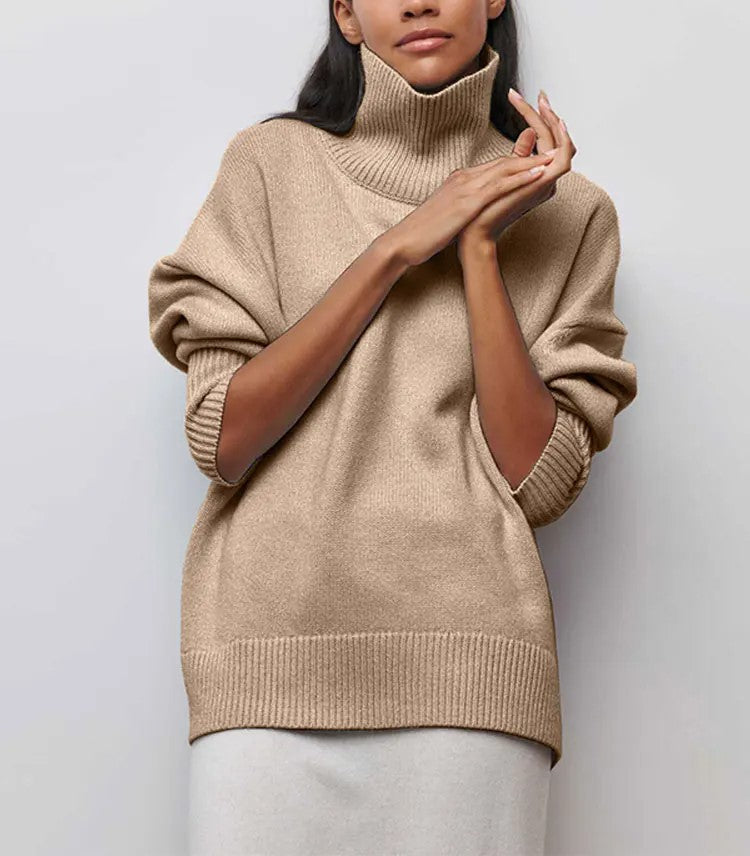 Birthe™ | Strikket Rullekrave!