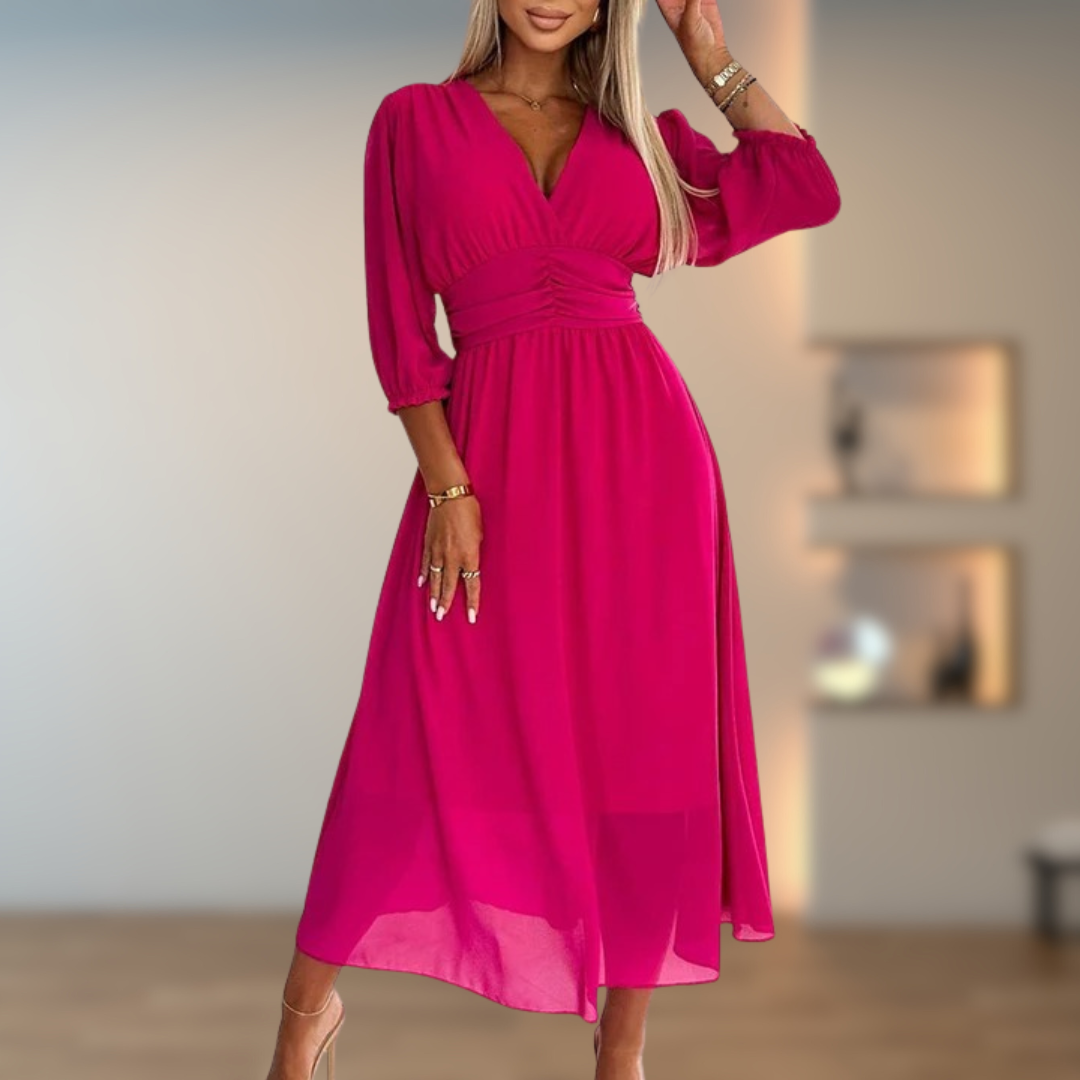 Ellen™ | Elegant Chiffon Kjole