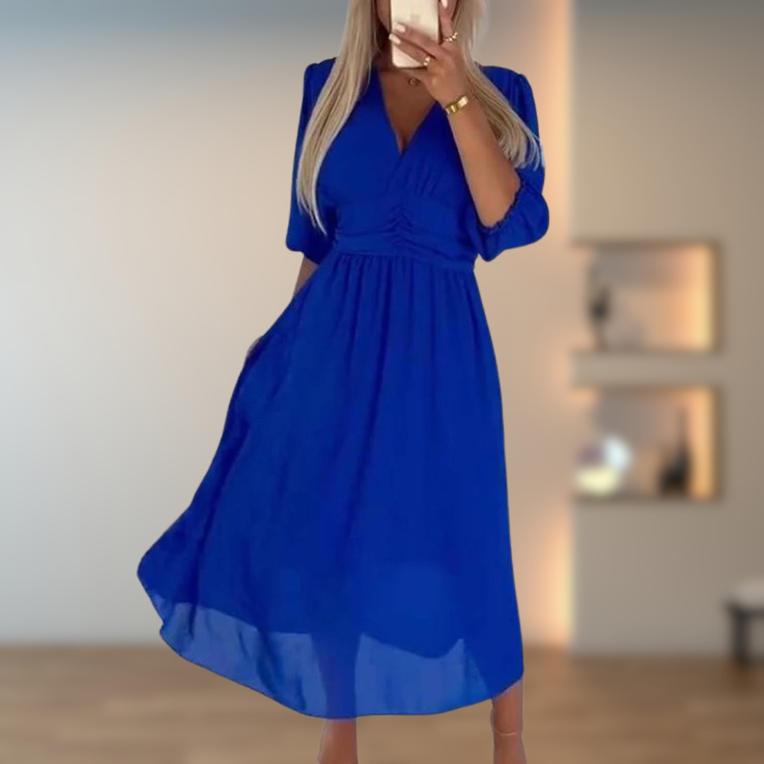 Ellen™ | Elegant Chiffon Kjole