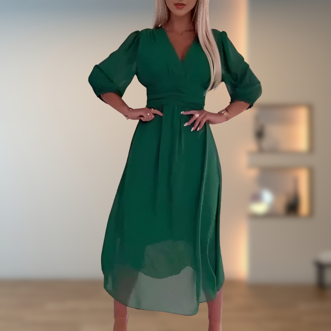 Ellen™ | Elegant Chiffon Kjole