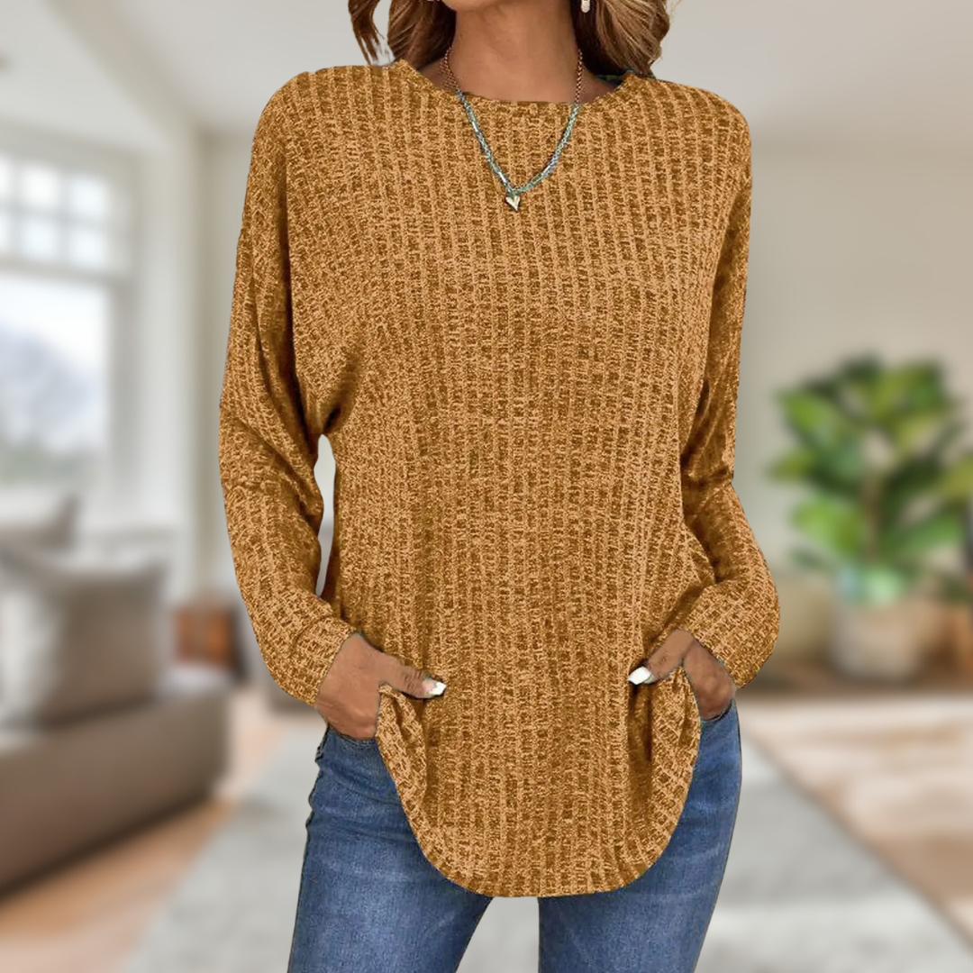 Freya™ | Afslappet Sweater Med Tekstur!
