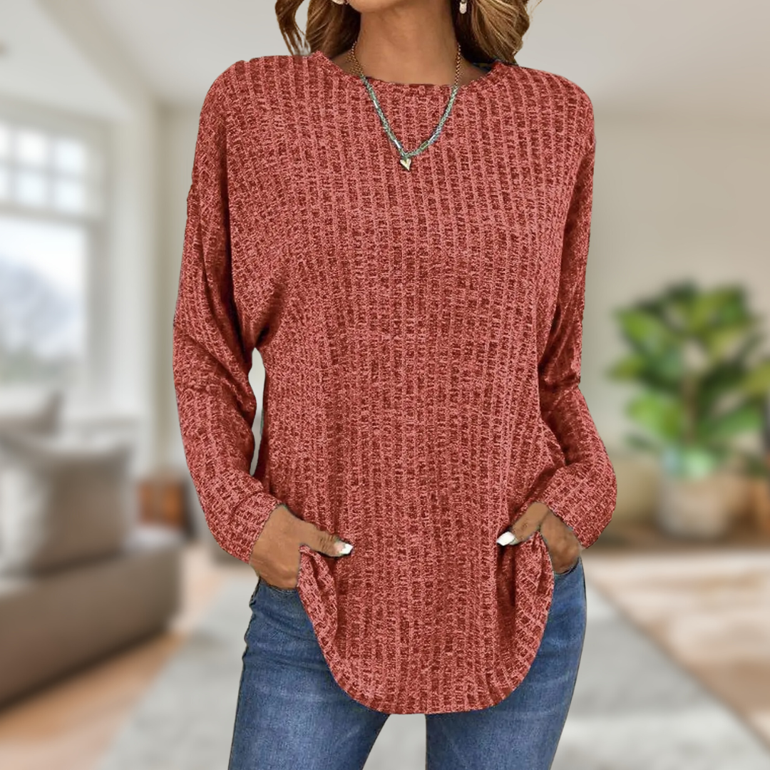 Freya™ | Afslappet Sweater Med Tekstur!