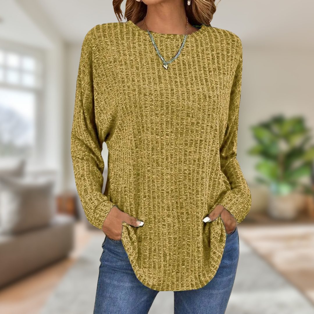 Freya™ | Afslappet Sweater Med Tekstur!