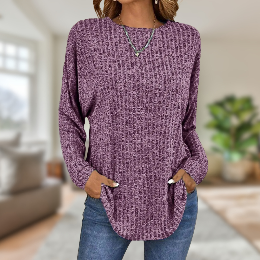 Freya™ | Afslappet Sweater Med Tekstur!