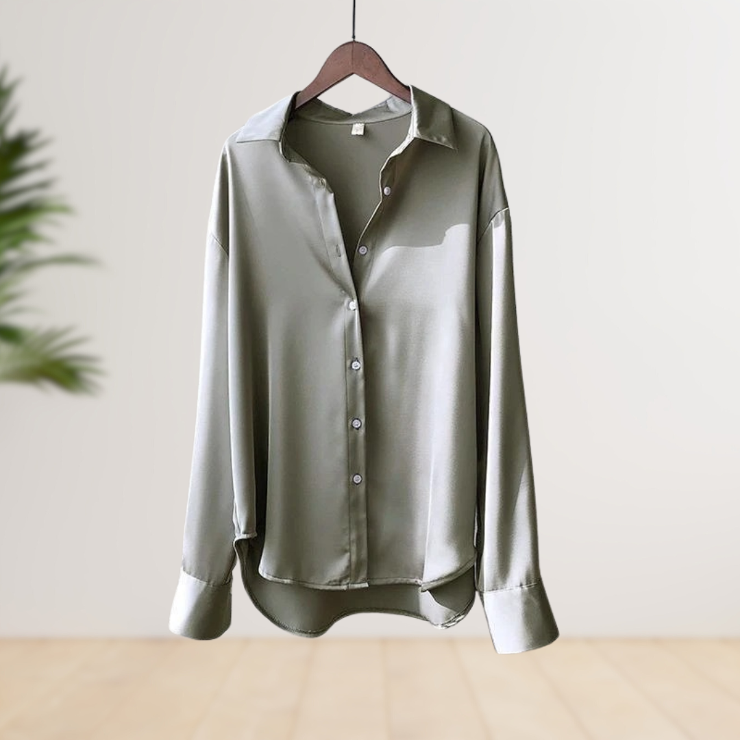 Selma™ | Elegant Satinbluse