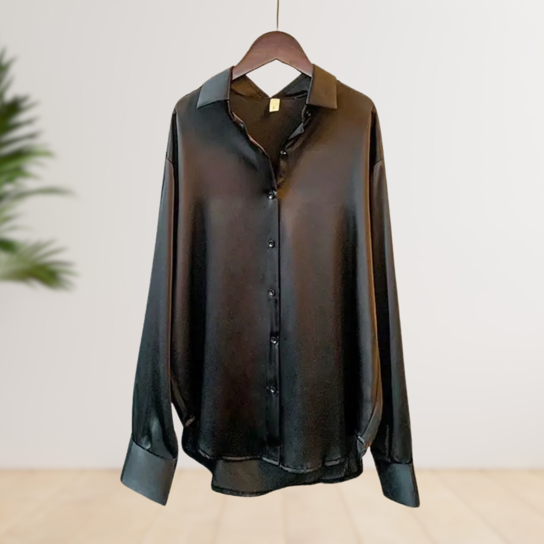 Selma™ | Elegant Satinbluse