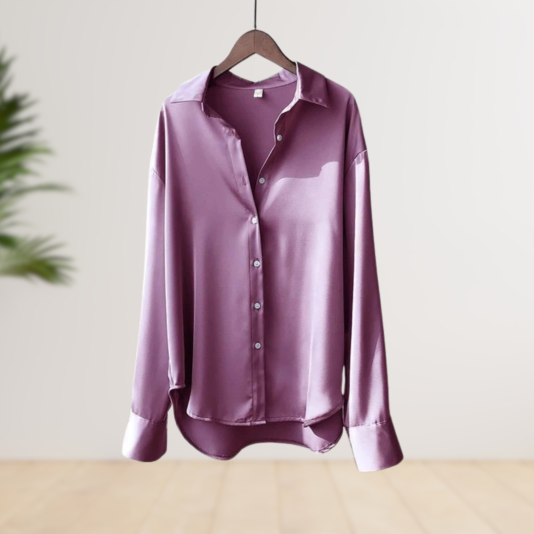 Selma™ | Elegant Satinbluse
