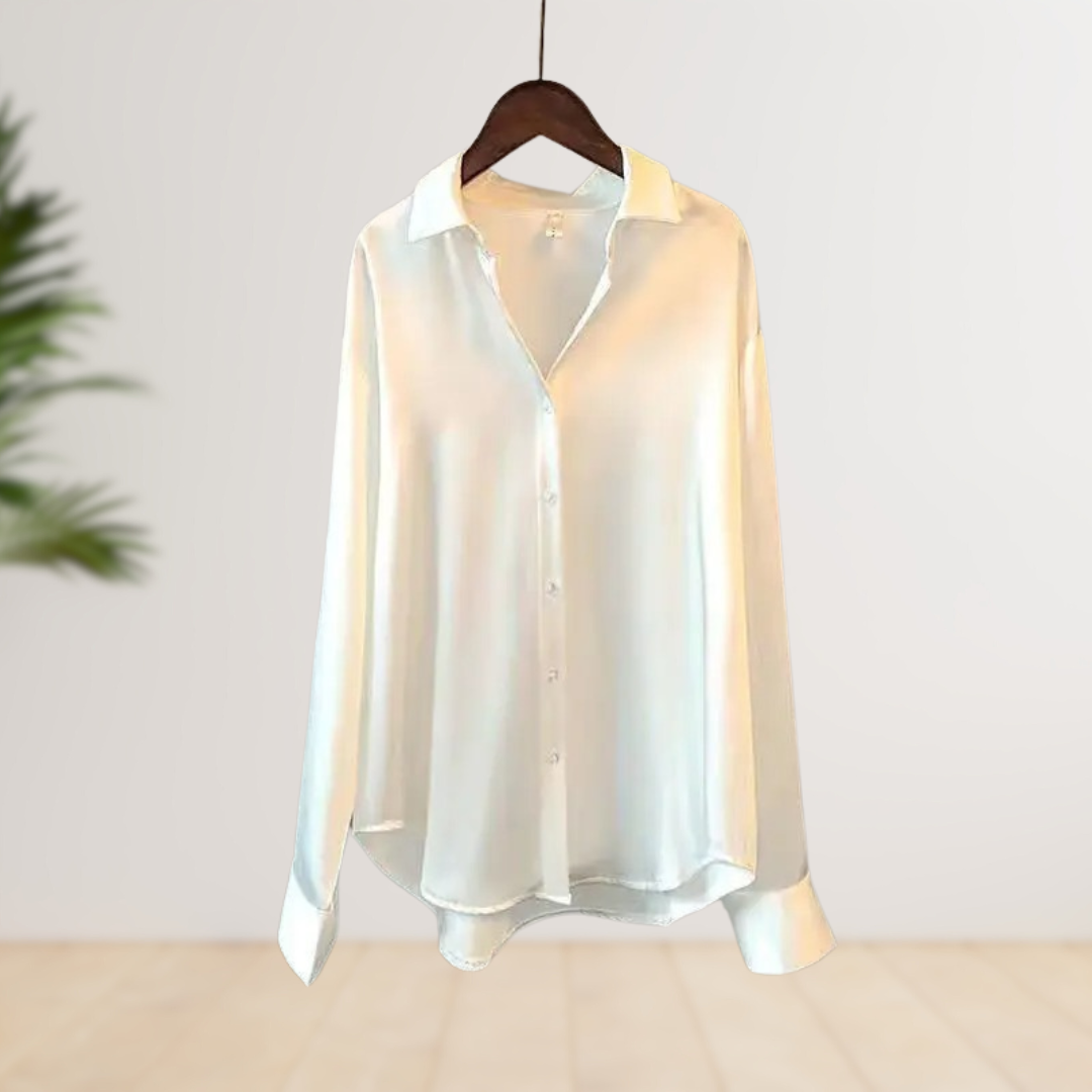 Selma™ | Elegant Satinbluse