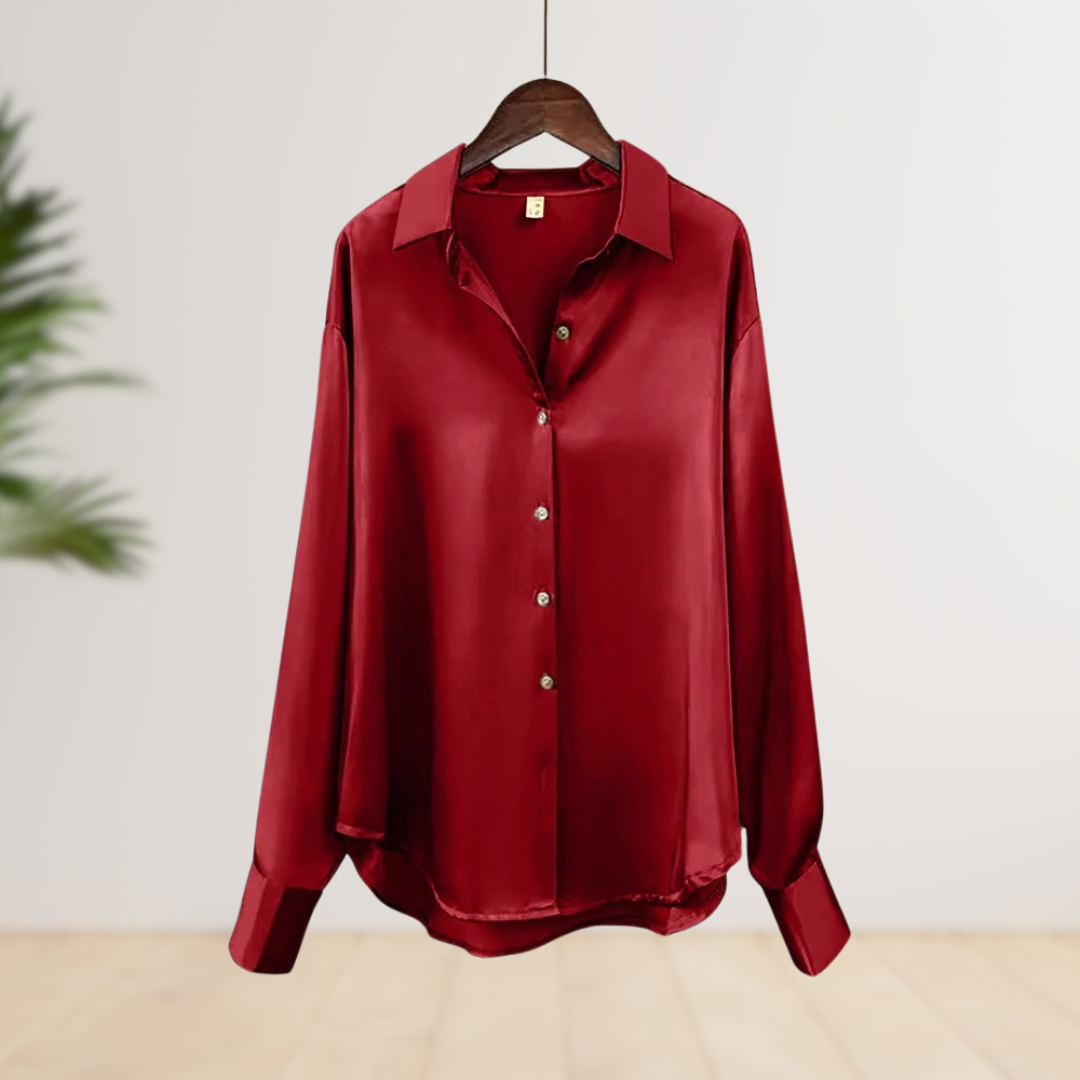Selma™ | Elegant Satinbluse