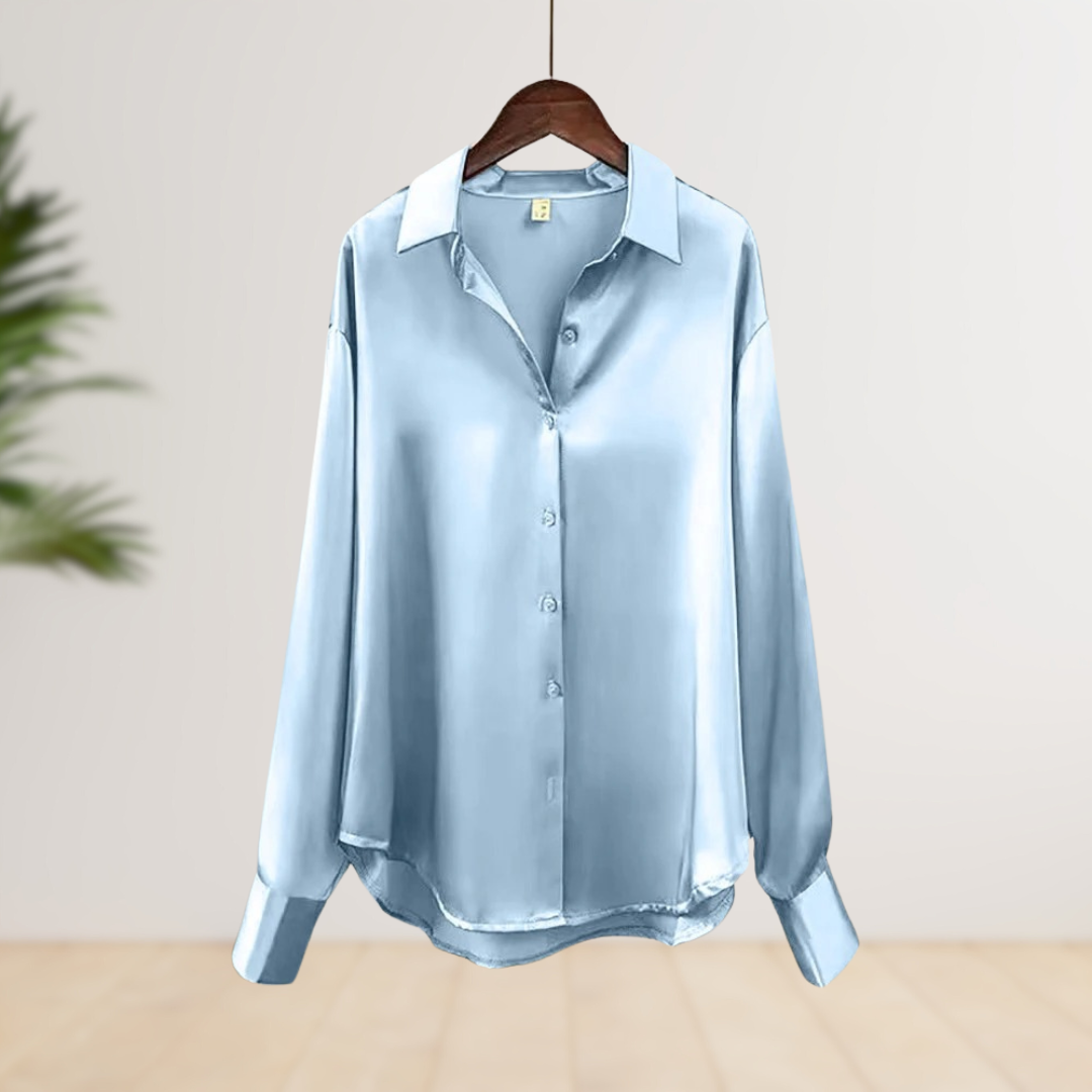 Selma™ | Elegant Satinbluse