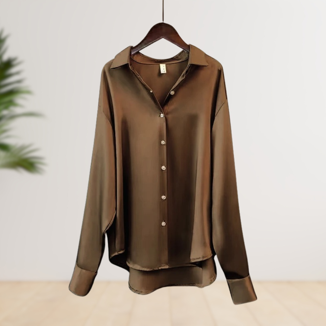Selma™ | Elegant Satinbluse