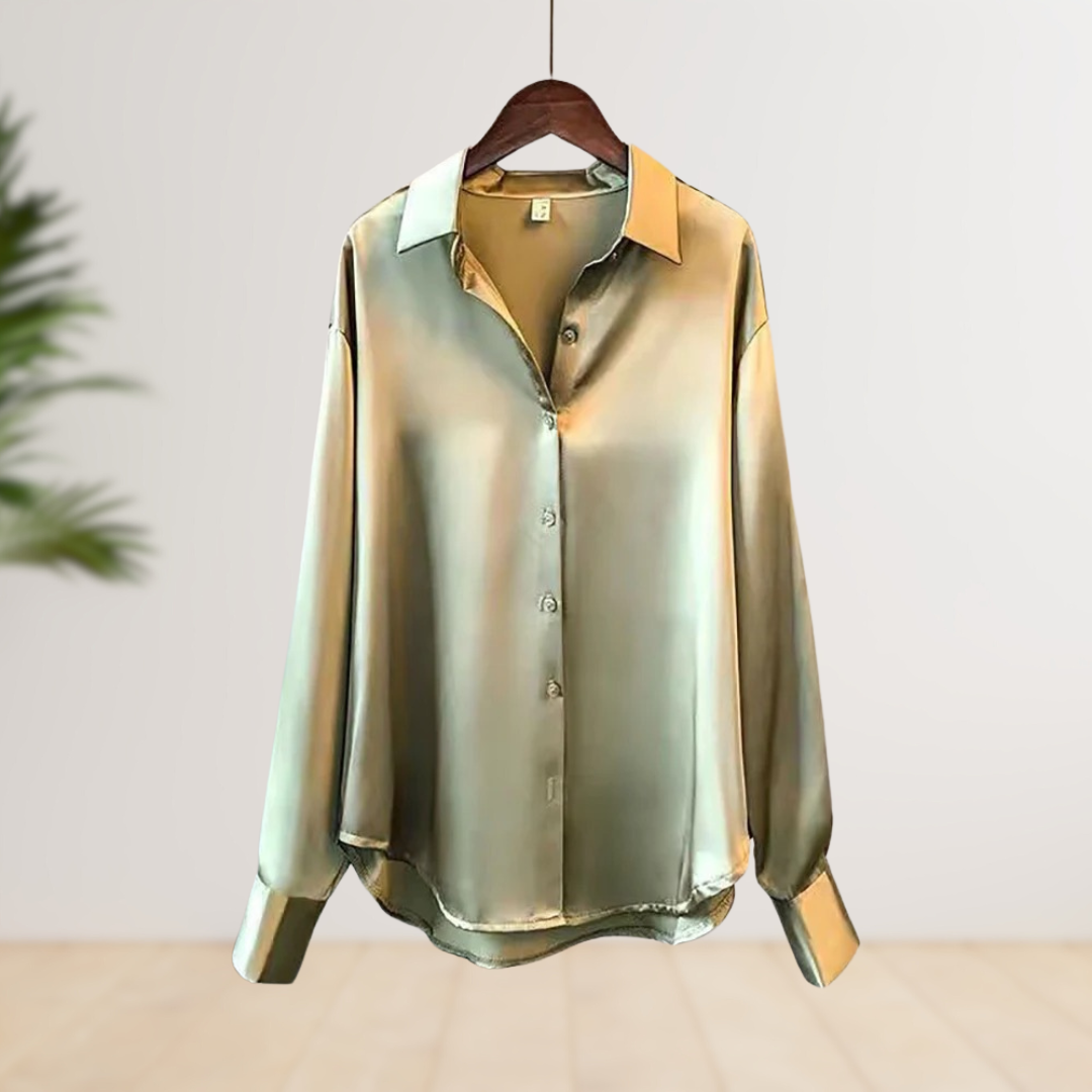Selma™ | Elegant Satinbluse