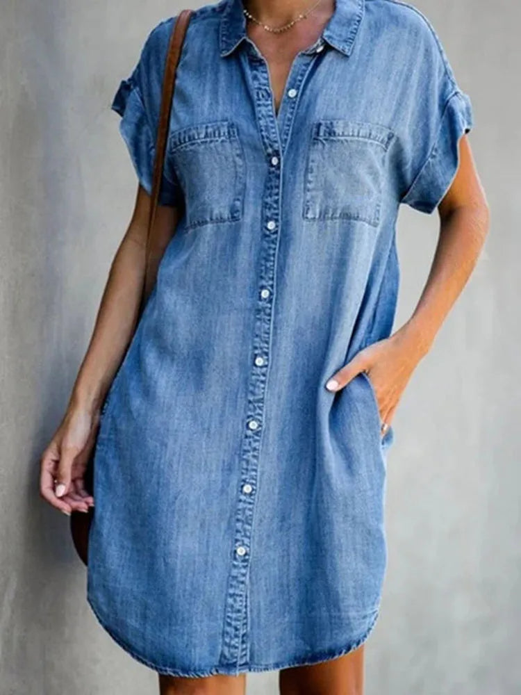Magdalone™ | Denim Kjole