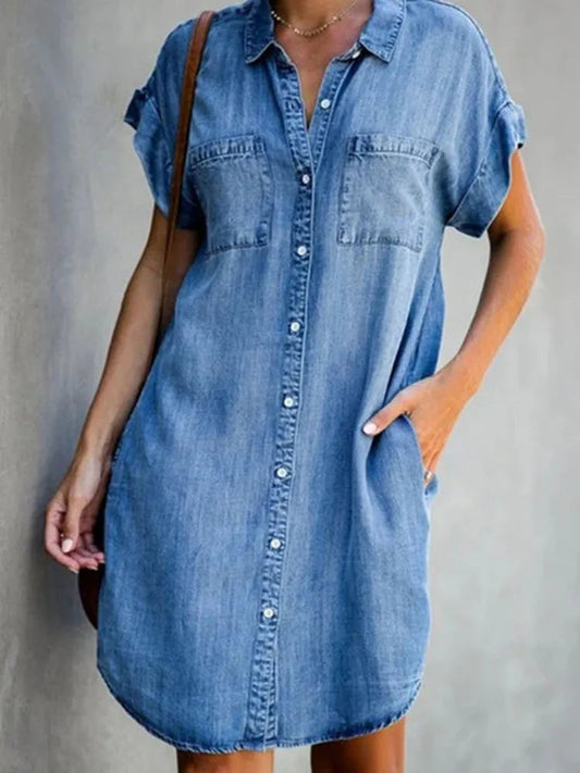 Magdalone™ | Denim Kjole