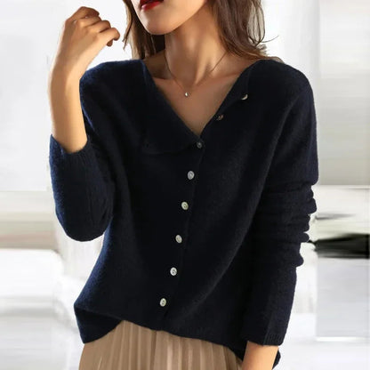 Vita™ | Jumper Med Trendy Knaplukning