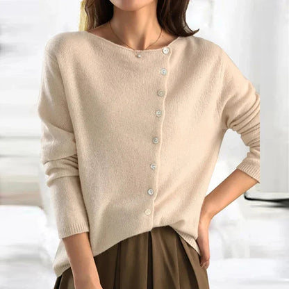 Vita™ | Jumper Med Trendy Knaplukning