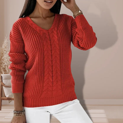 Ulrike™ | Strikket Sweater Med Struktur