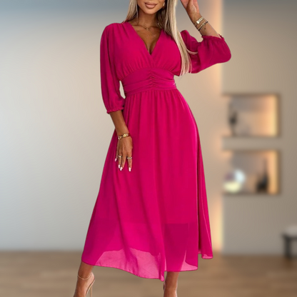 Ellen™ | Elegant Chiffon Kjole