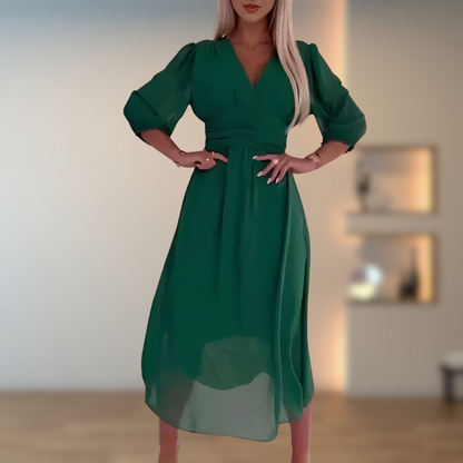 Ellen™ | Elegant Chiffon Kjole