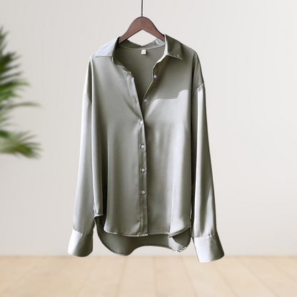 Selma™ | Elegant Satinbluse