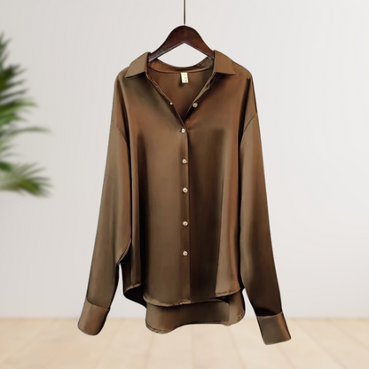 Selma™ | Elegant Satinbluse
