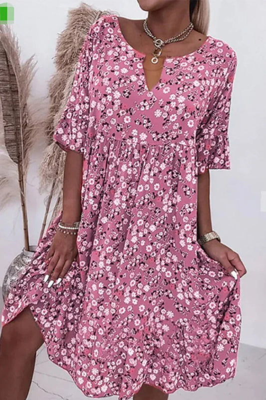 Frida™ | Blomstret Kjole